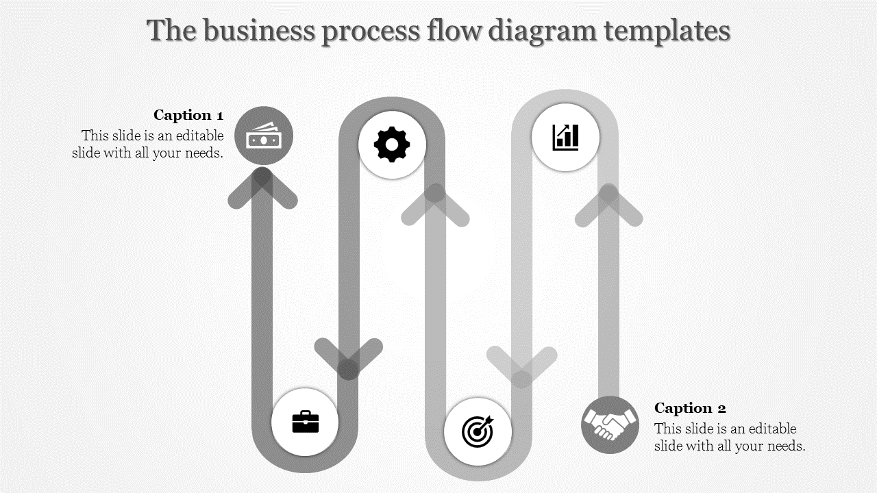business process flow diagram templates-The business process flow diagram templates-Gray